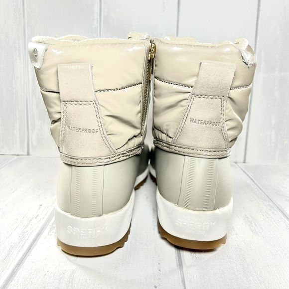 Sperry Women's Maritime Repel Snow Boots Thinsulate Waterproof Taupe Size 7.5 - Picture 11 of 16